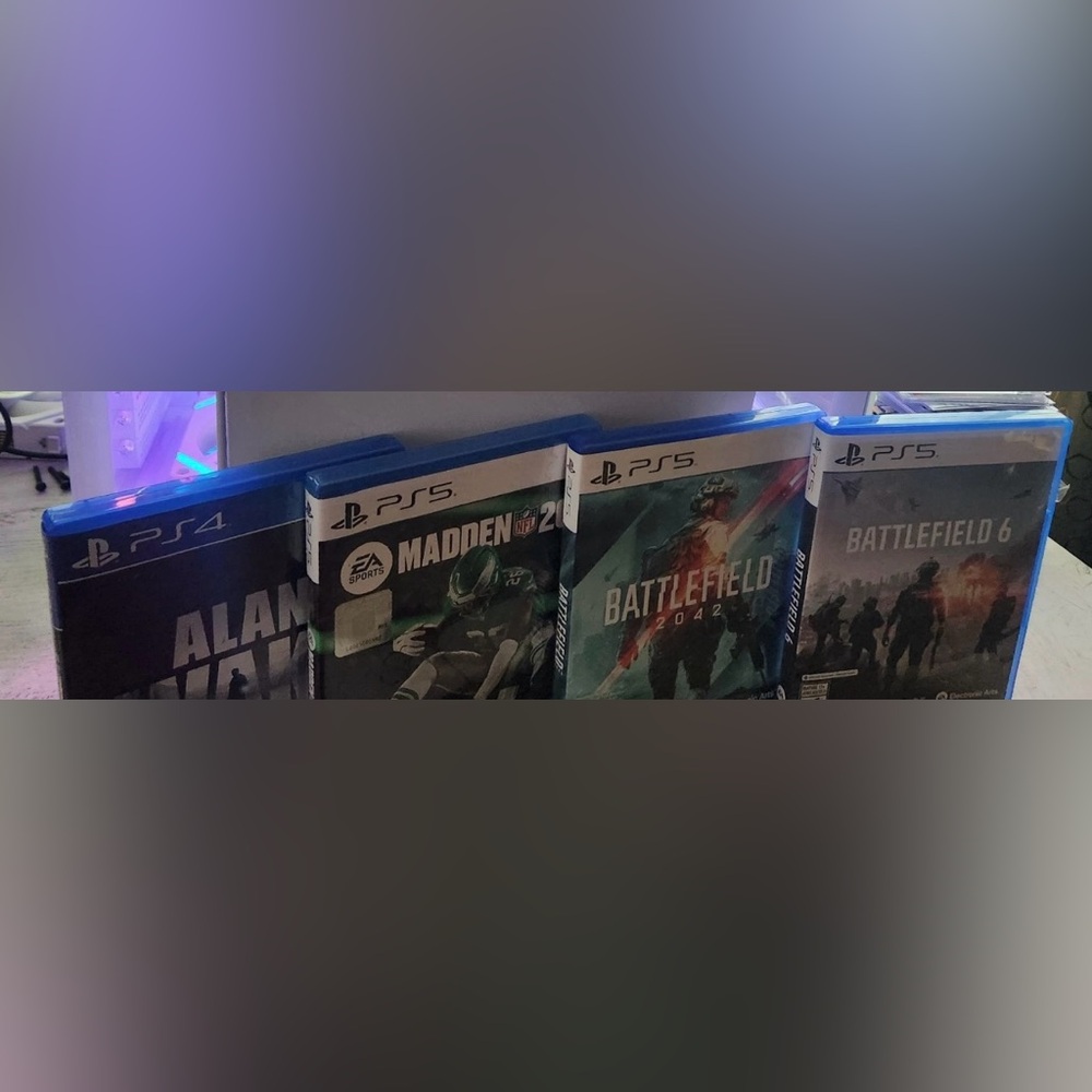 PS5 Game Lot Madden 26, Battlefield 6, & More!